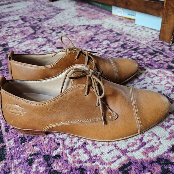 Handmade, ethical-made Peruvian Oxford-style leather shoes - Picture 6 of 8